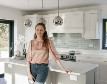 Mary Treacy Hampton two Tone Banner