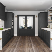 Augusta Graphite Kitchen Galley Layout