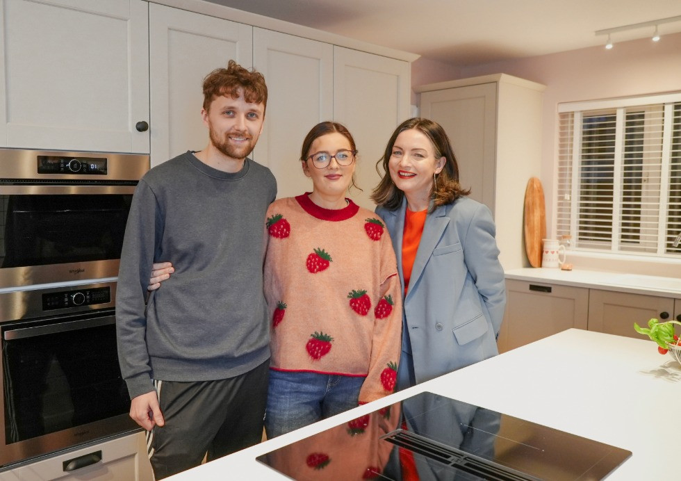 Karen and Will with Dee Coleman Home Rescue 2025 Mirano Sage Drimnagh
