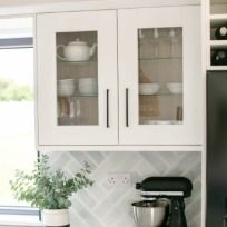 Glass-Door Wall Cabinets