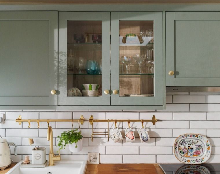 Glass-Door Wall Cabinets