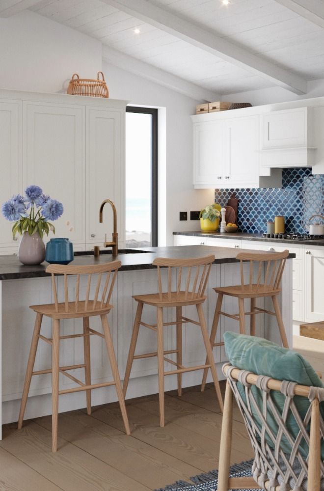 Hampton Cotton White - Kitchen