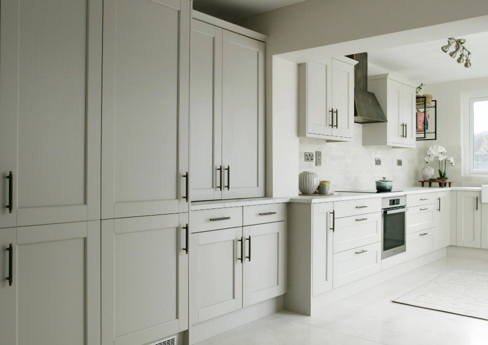 Jennifer Carroll Dereham Taupe Kitchen Wide Angle