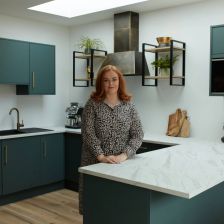 Kylie Dollard Modica Forest Green Kitchen in Sandyford