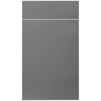 Modica Dust Grey - Contemporary Slab Door with Matt Finish