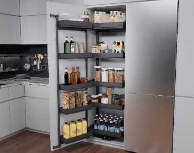 Swing Larder with Door Storage