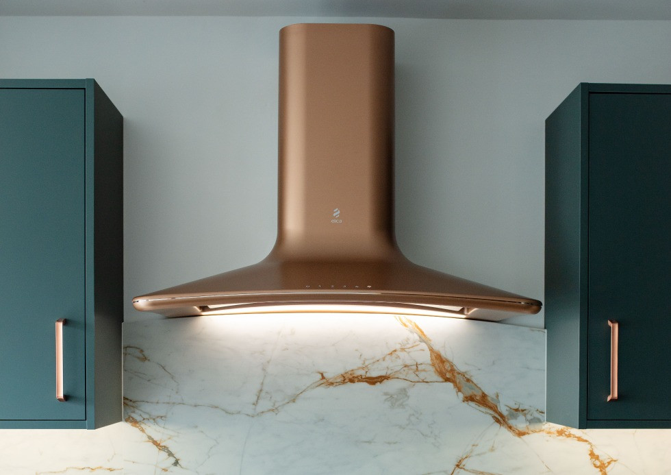 Gina Daly Modica Forest Green Kitchen Extractor Fan