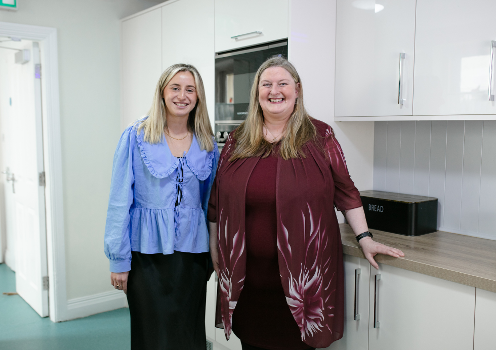 Cork Simon staff in new reflections white kitchen