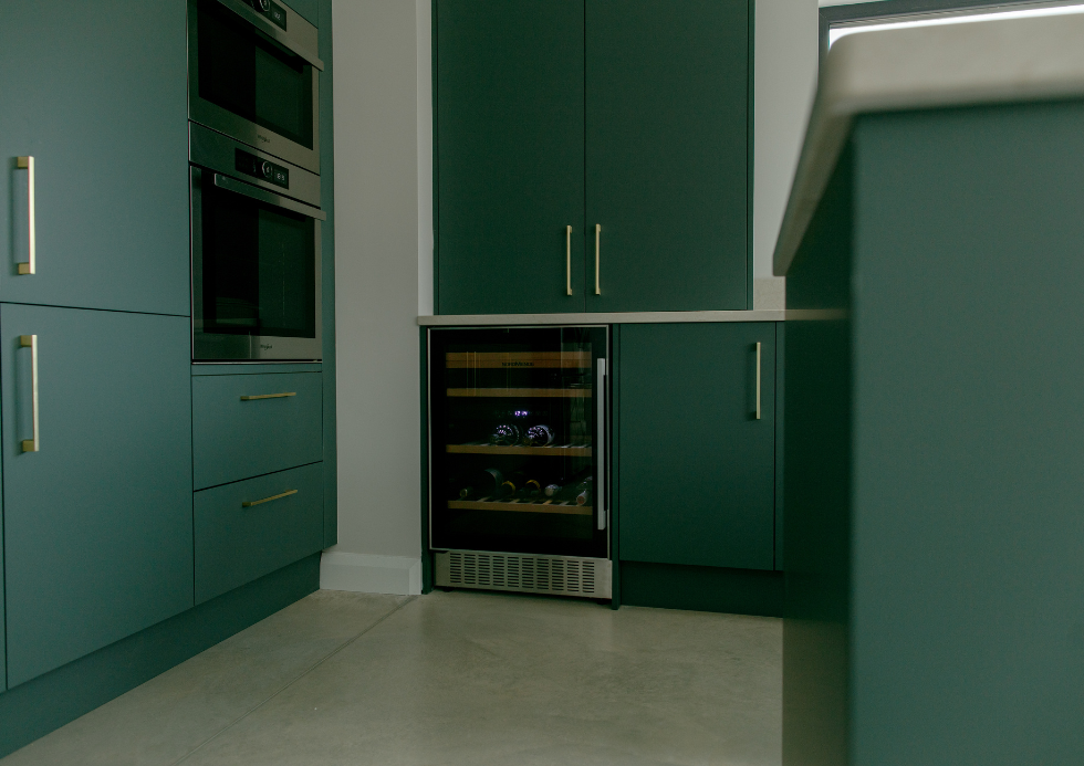 Darren Modica Forest Green Kitchen Wine Cooler Desktop