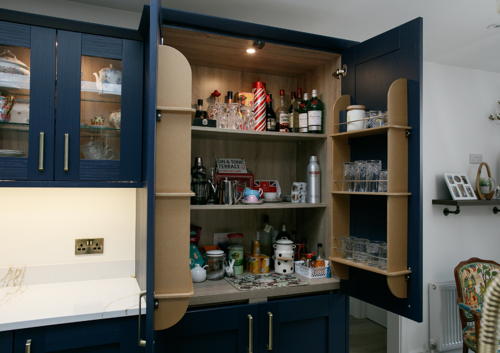 Deirdre Augusta Midnight Blue Kitchen Prestige Larder