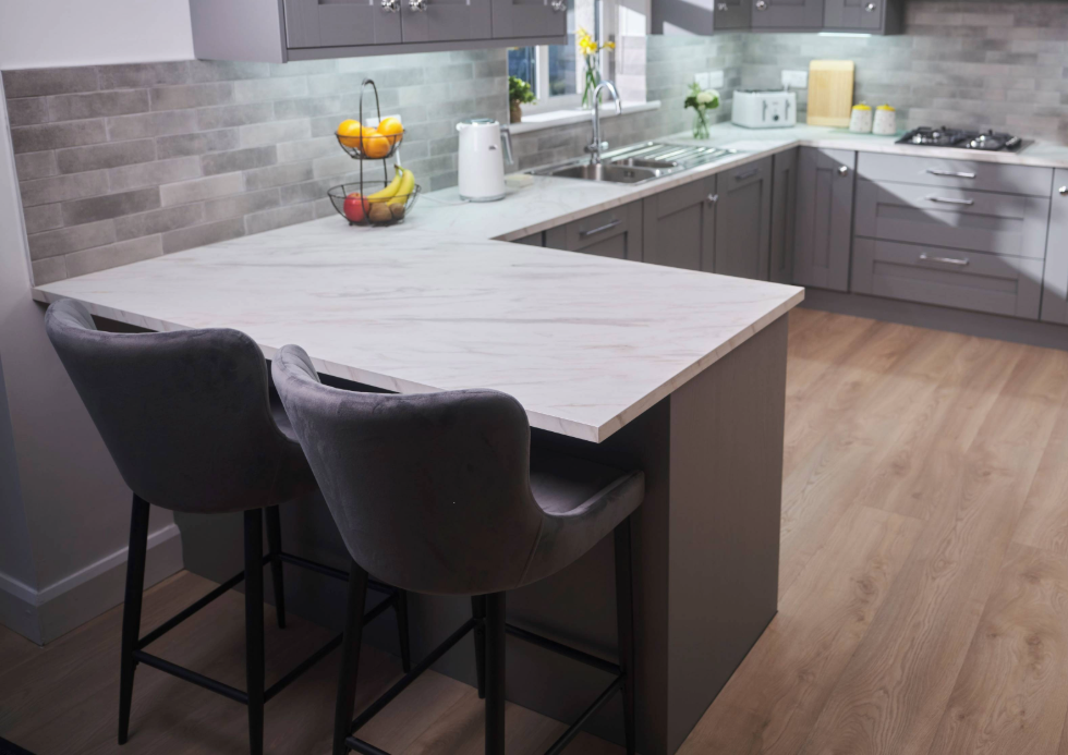 Matthew and Lorna Augusta Dust Grey Peninsula with Seating